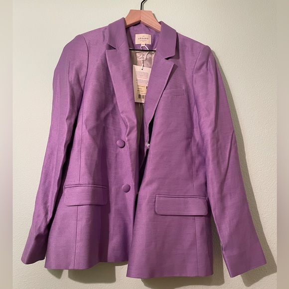 Sézane RARE NWT Christie Jacket in Lavender Size 38/US 6 - Picture 4 of 6